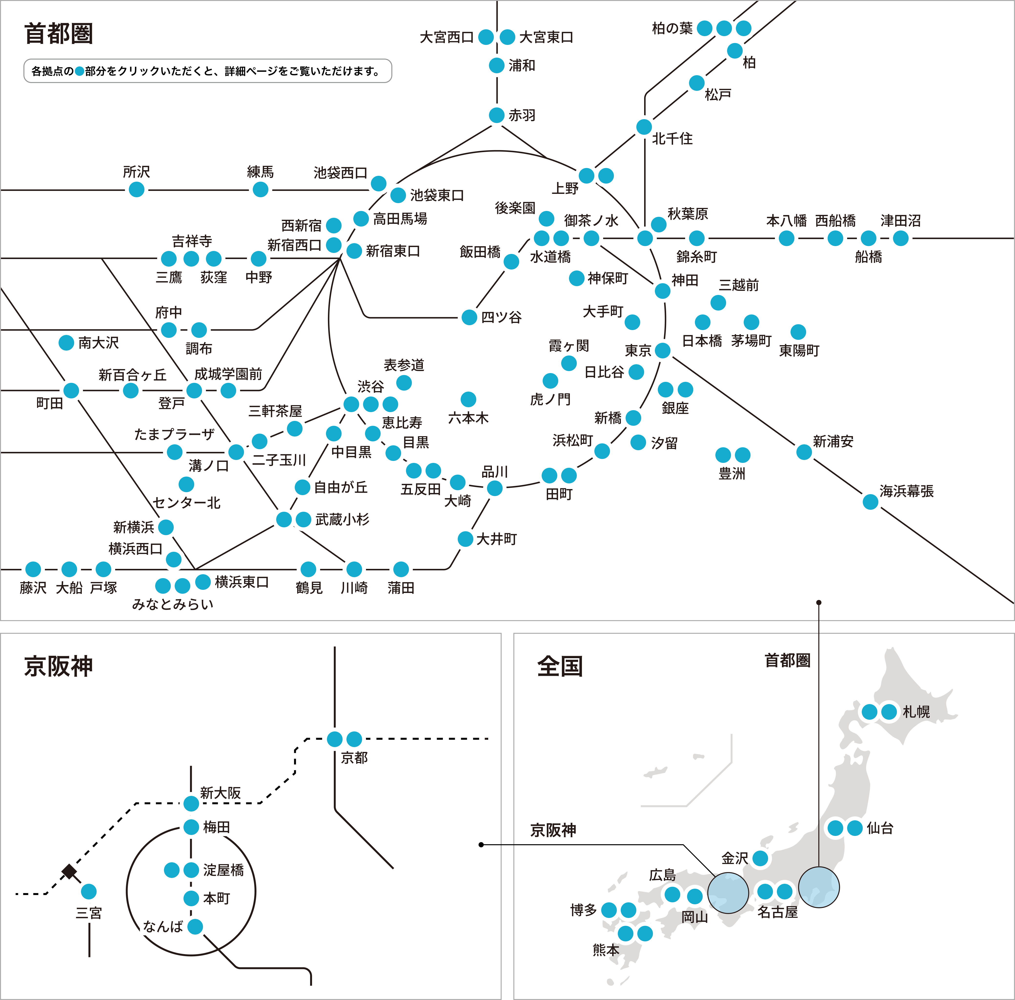 拠点一覧