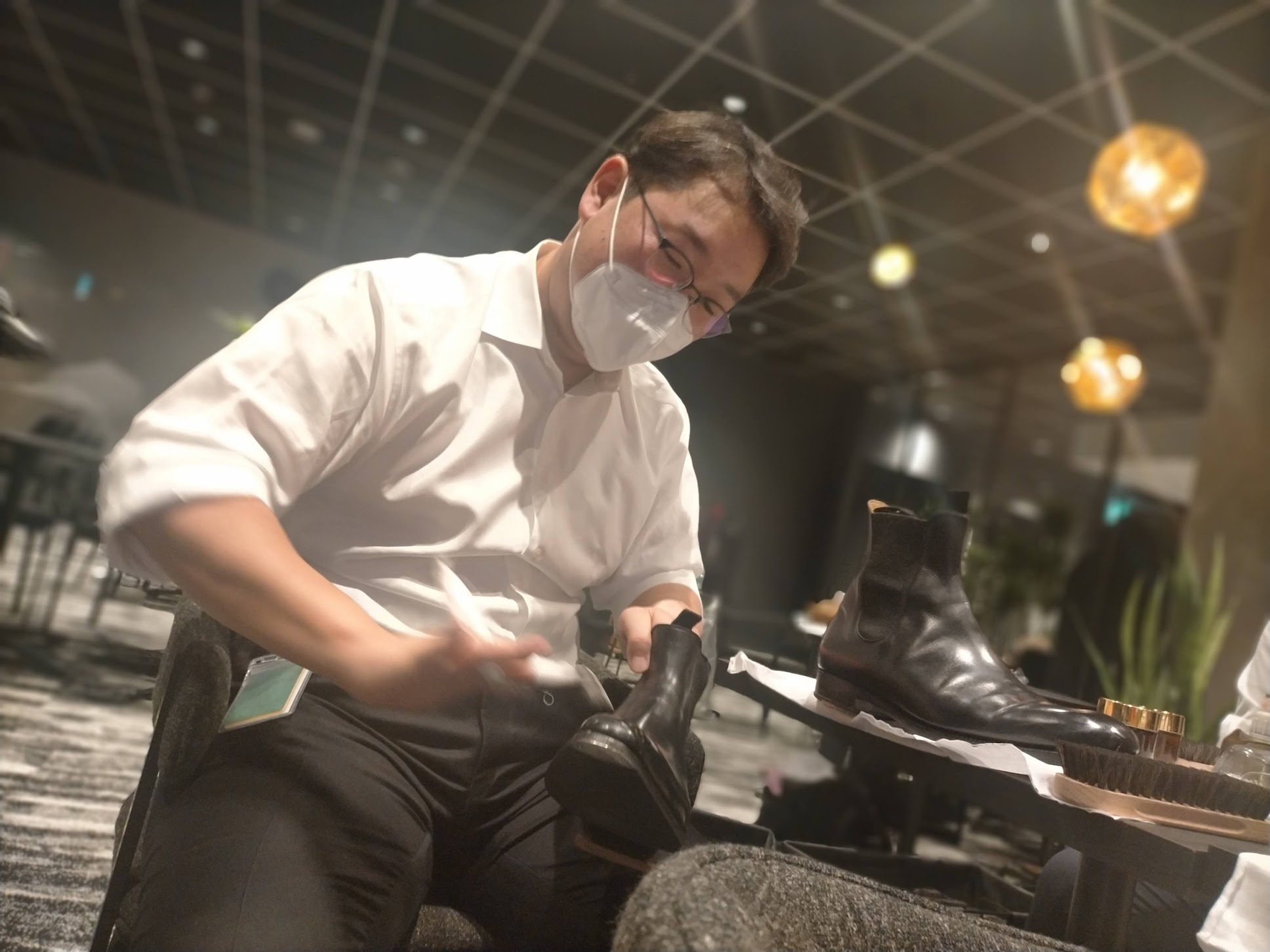 イベント開催報告：仕事ができるかどうかは、靴を見ればわかる！靴磨き体験ワークショップ@東京ミッドタウン日比谷