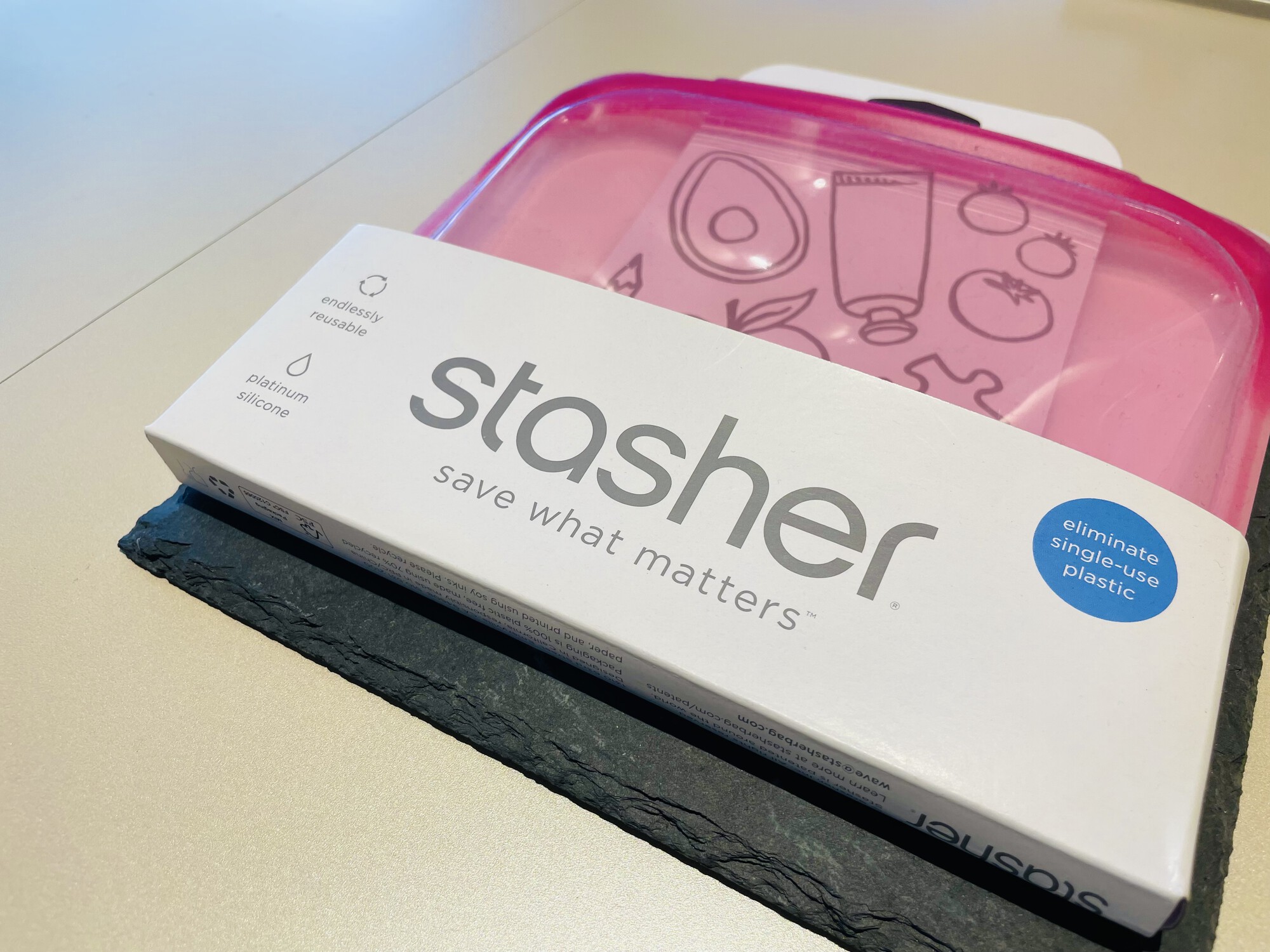 サステナブルワークスタイルラボの展示品紹介【stasher】